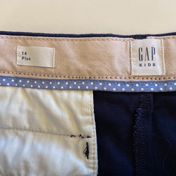 Girl’s Plus Size Uniform Bermuda Shorts with adjustable waist… 14+ EUC Navy - Picture 3 of 4